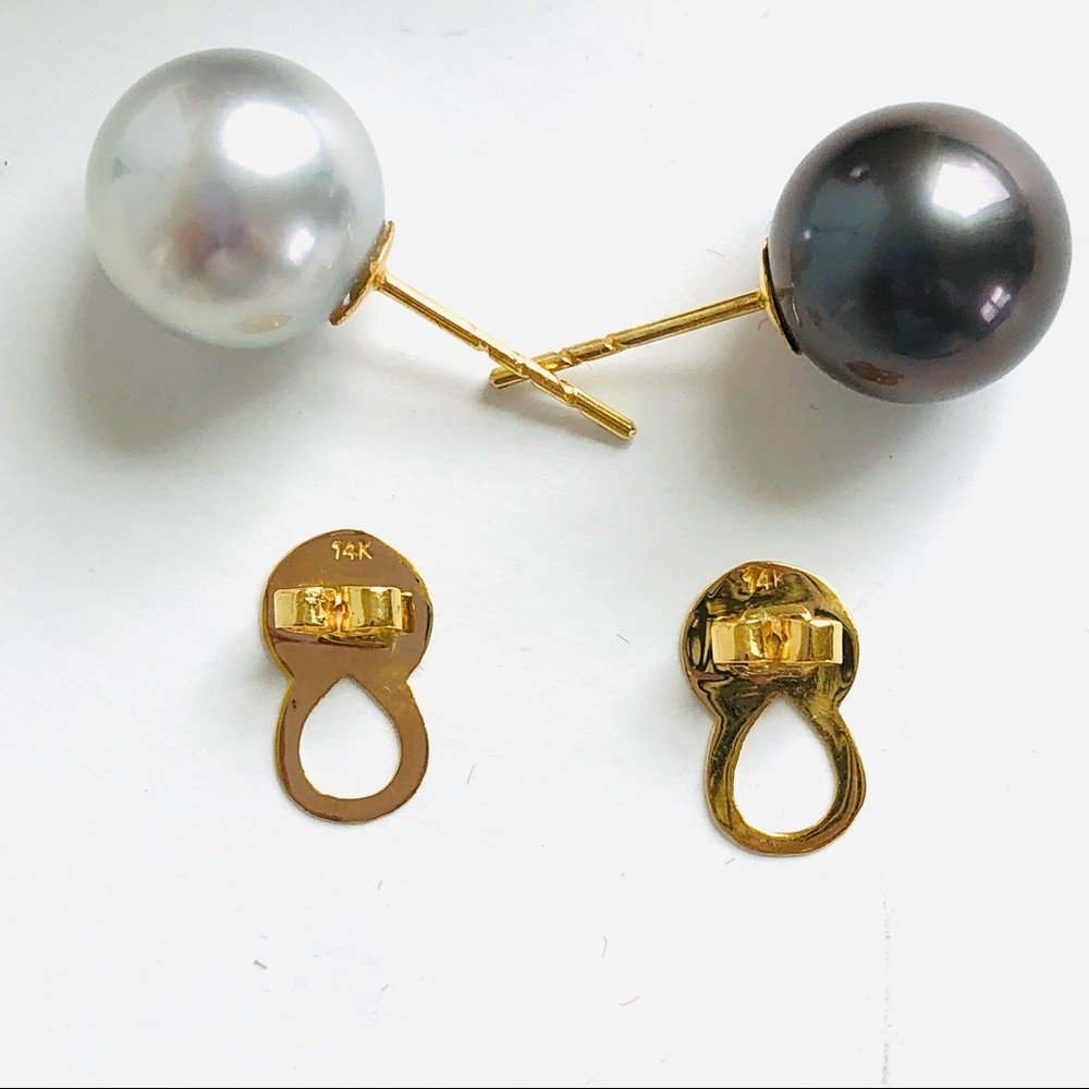 South Sea pearl earrings